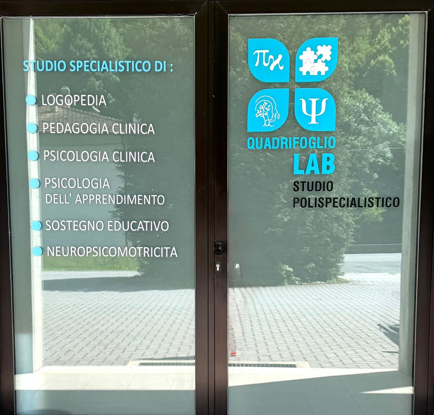 Ingresso di Quadrifoglio Lab in Via Italia 52, Grandola ed Uniti